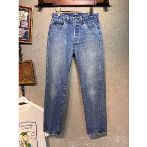[LEVI&#039;s]mid 80s vintage 501 jeans, made in u.s.a( ~ 28.5in)