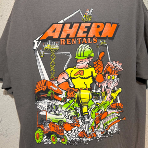 [Gildan]vintage t-shirt &#039;Ahern man&#039; (Loose105 ~over 110)