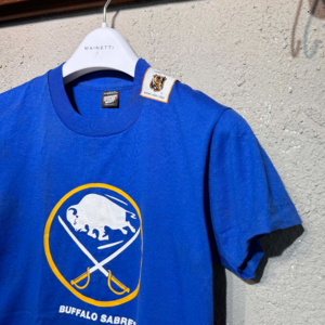 [Screen Stars; BEST/DEADSTOCK; KIDs]80-90s vintage t-shirt &#039;Buffalo Sabres,&#039; made in u.s.a(Kid 14-16)