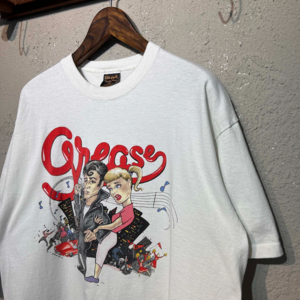 [Touch of Gold]80s vintage t-shirt &#039;movie Grease,&#039; u.s.a made (105 ~110)