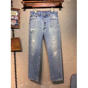 [LEVI&#039;s]90s distressed vintage 501XX jeans, made in u.s.a( ~32in(